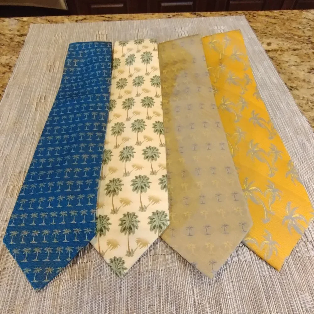 Tommy Bahama Lot of 4 Silk Ties